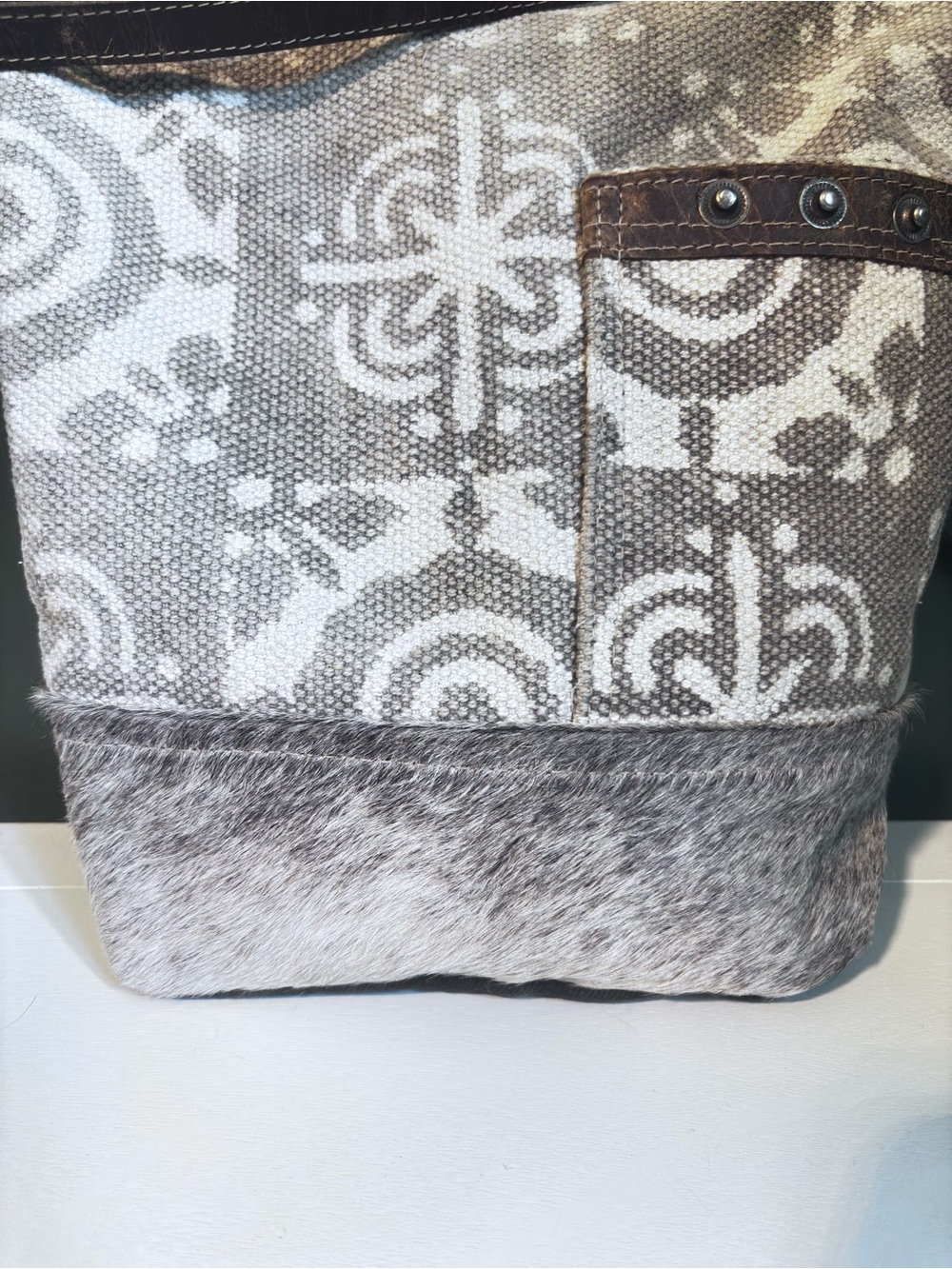 Myra Bag Archaic Canvas & Leather Crossbody - Picture 4 of 13
